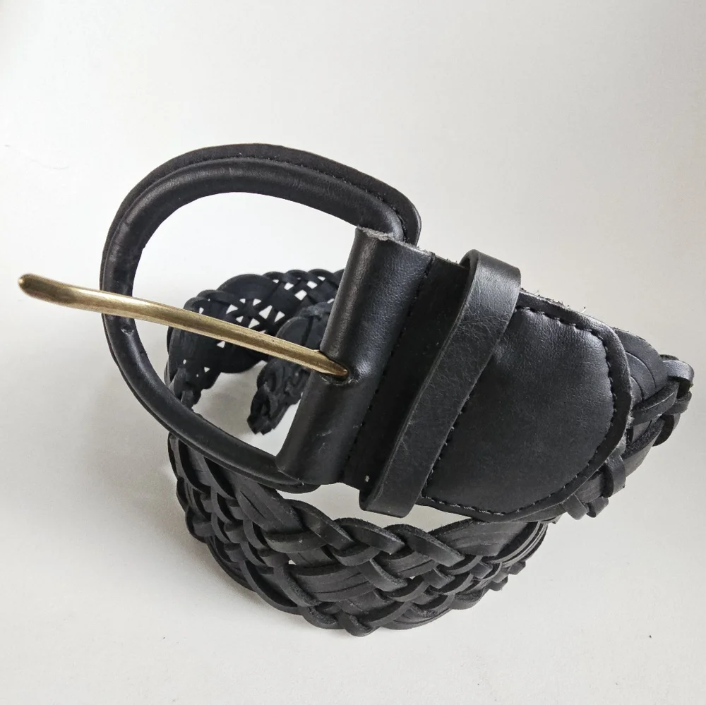 ☆ BANANA REPUBLIC Wide Braided Belt, S